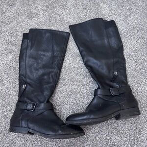Nine West Black Leather Boots